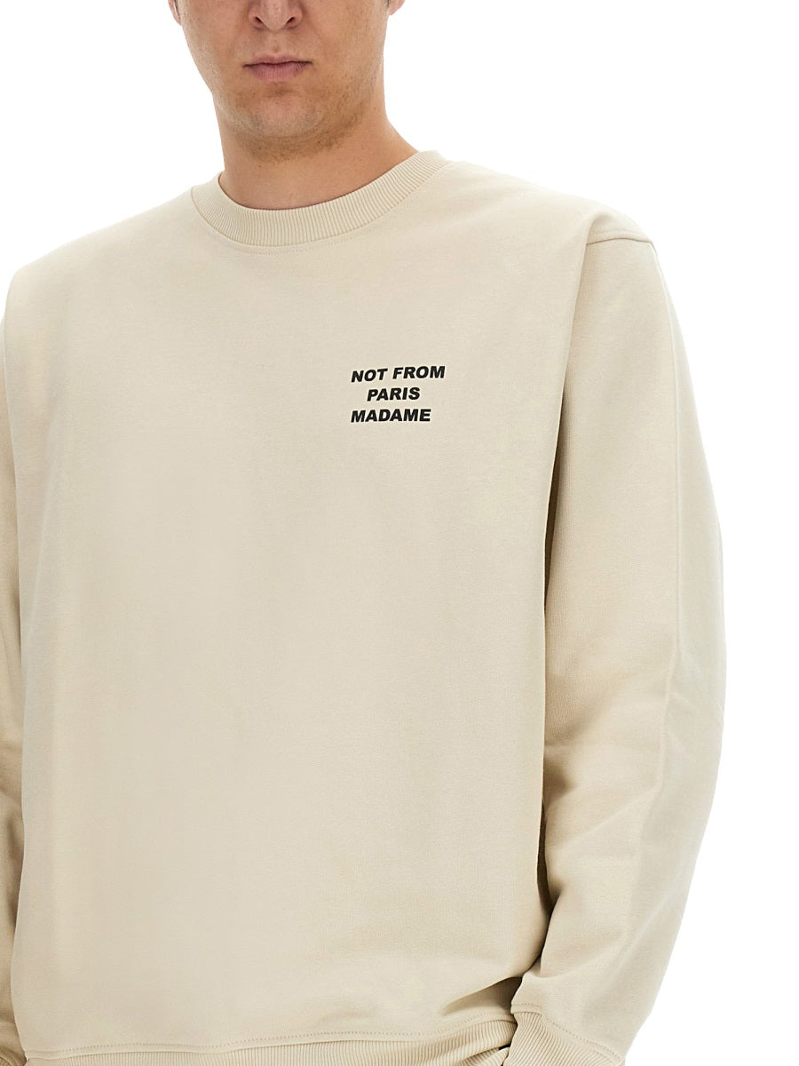 DRÔLE DE MONSIEUR Slogan Sweatshirt Size L