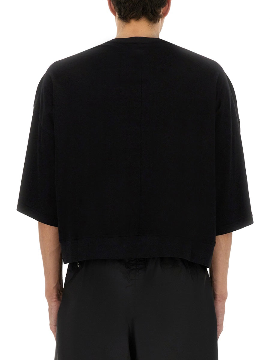 CHAMPION X RICK OWENS Mini Cropped T-Shirt for Men