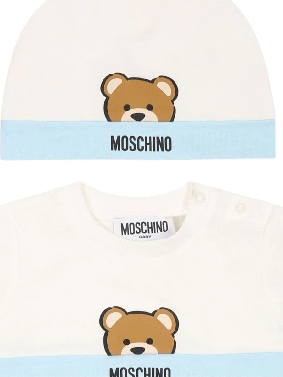 MOSCHINO Chic Mini Romper Set with Hat