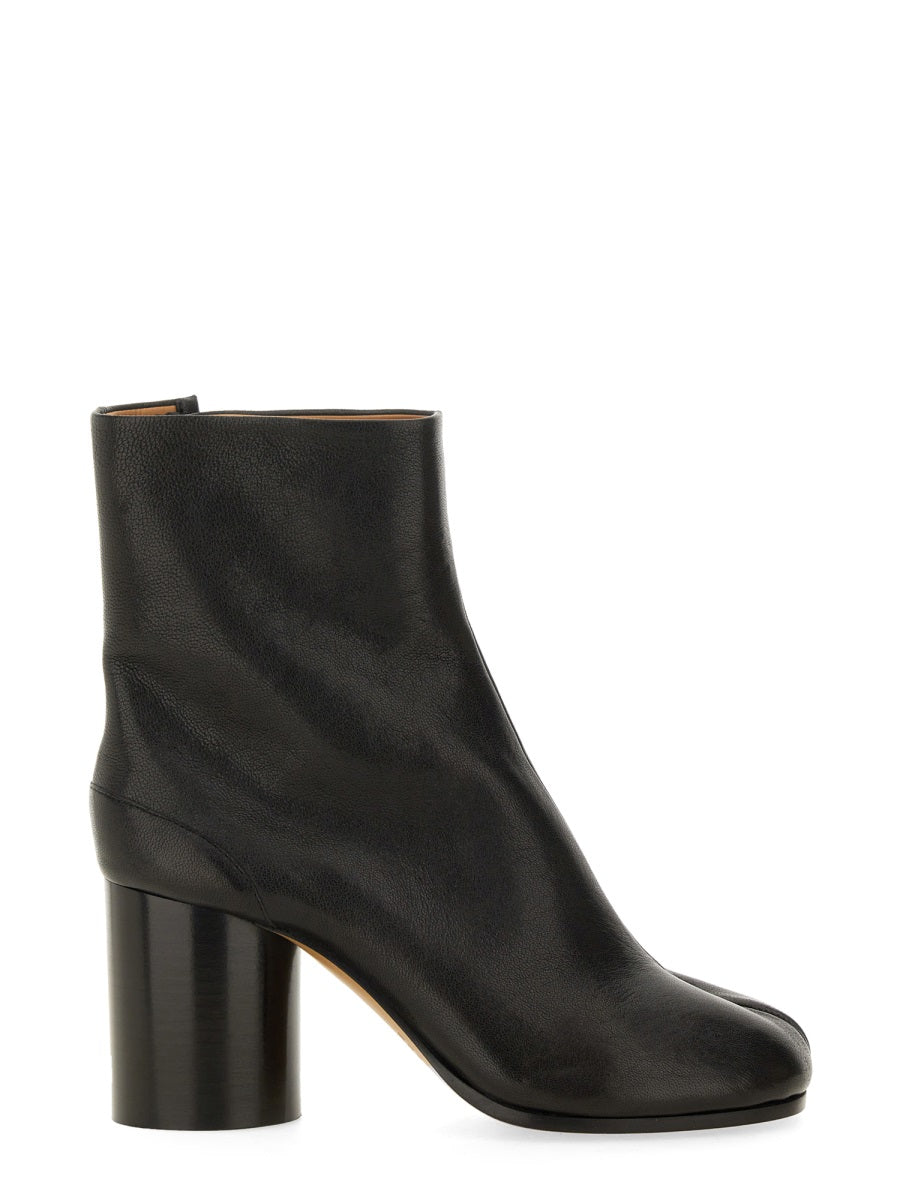 MAISON MARGIELA Tabi Heeled Leather Boots - 8 cm