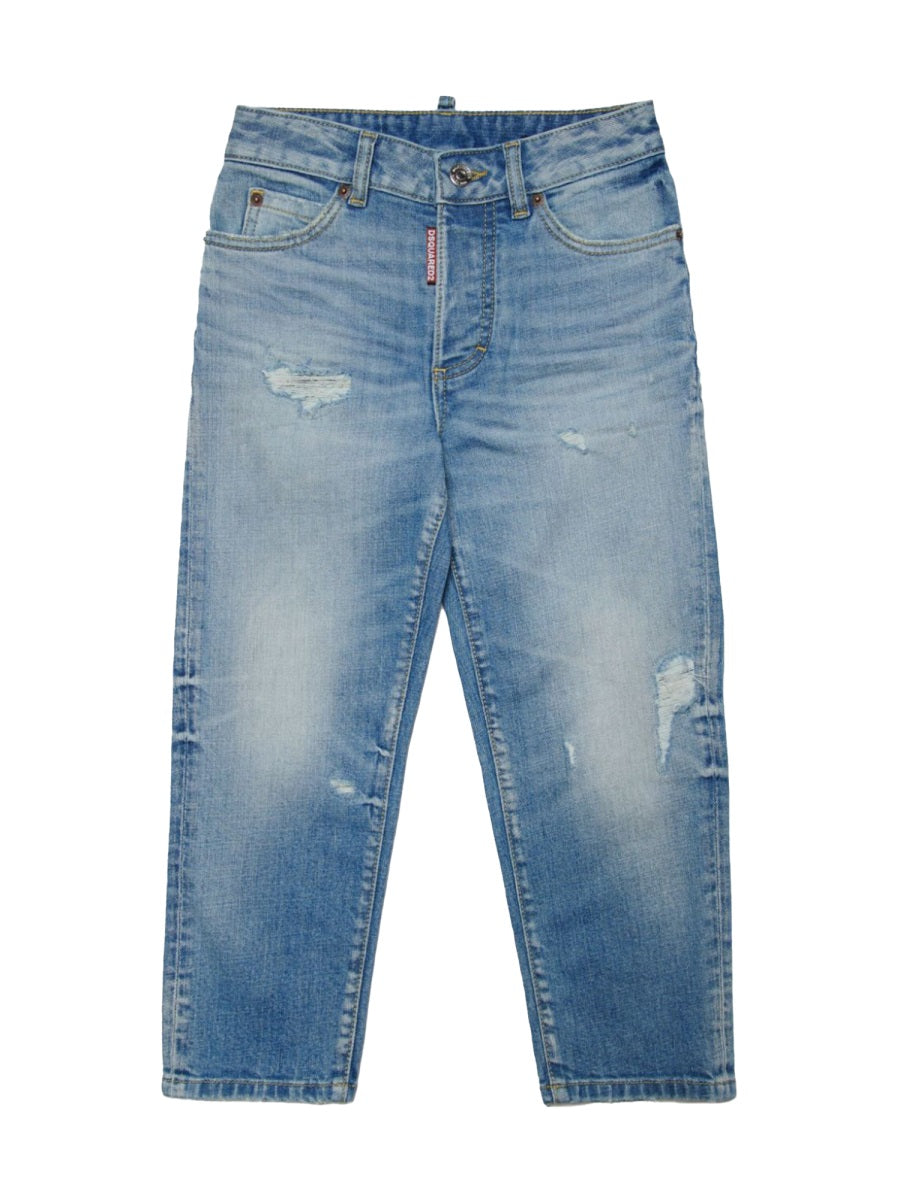 DSQUARED Essential Denim Trousers for Girls - Spring/Summer 2024