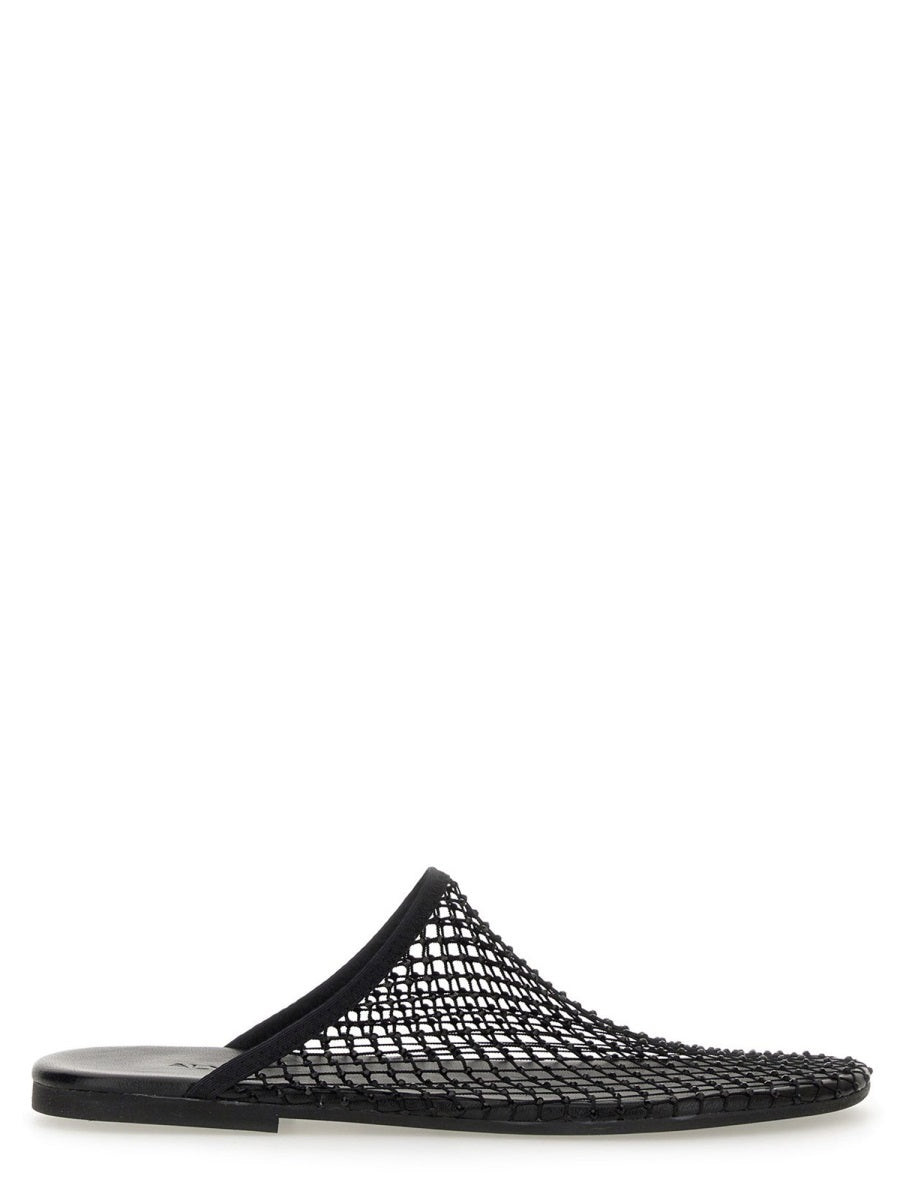 ALYSI Elegant Mesh Sabot Sandals for Women