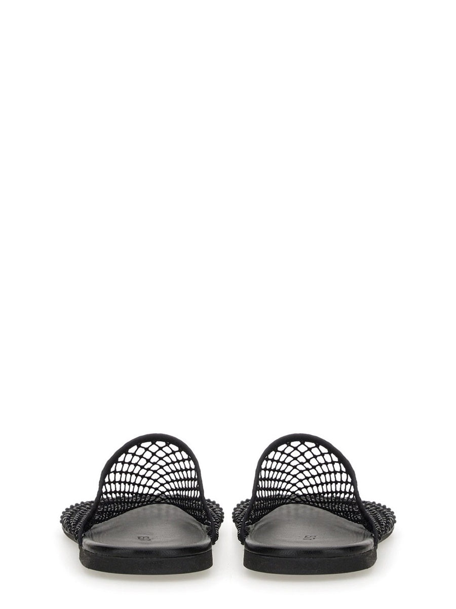 ALYSI Elegant Mesh Sabot Sandals for Women