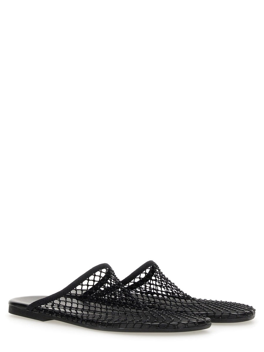 ALYSI Elegant Mesh Sabot Sandals for Women