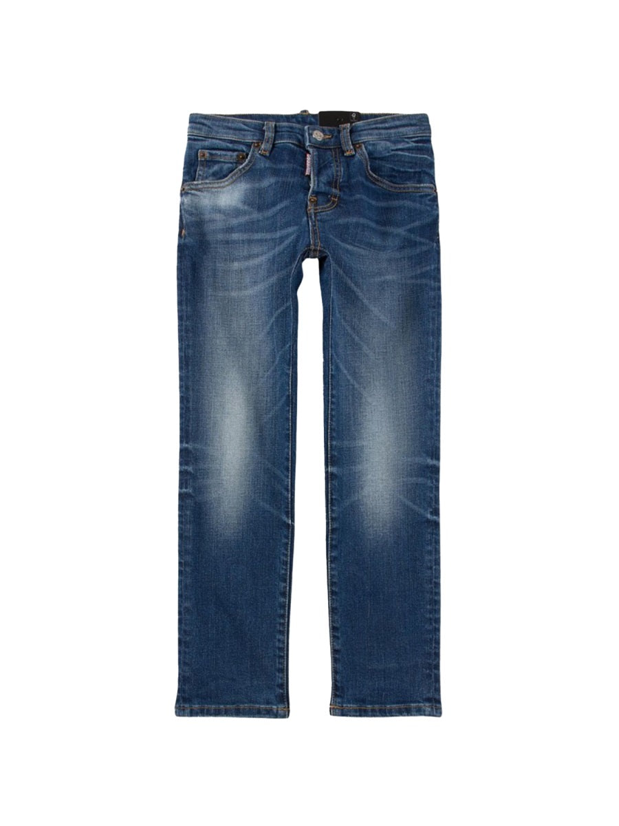 DSQUARED Unisex Mini Denim Trousers