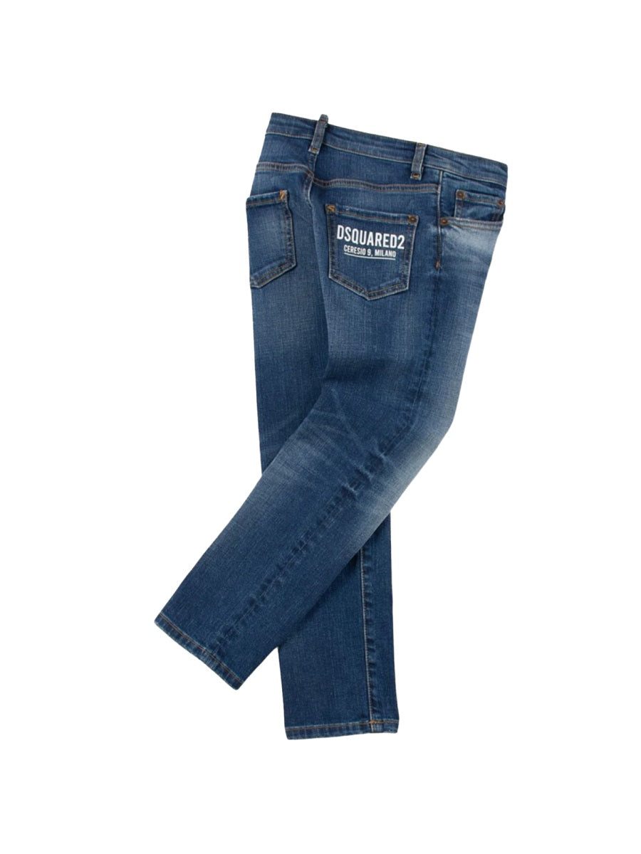 DSQUARED Unisex Mini Denim Trousers
