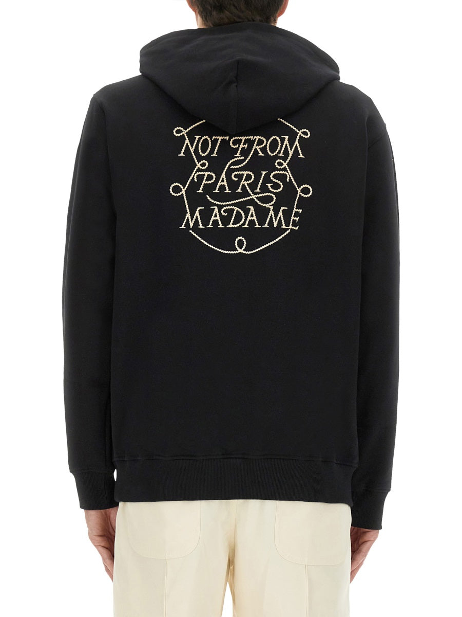 DRÔLE DE MONSIEUR Slogan Sweatshirt - Regular Fit - Size L