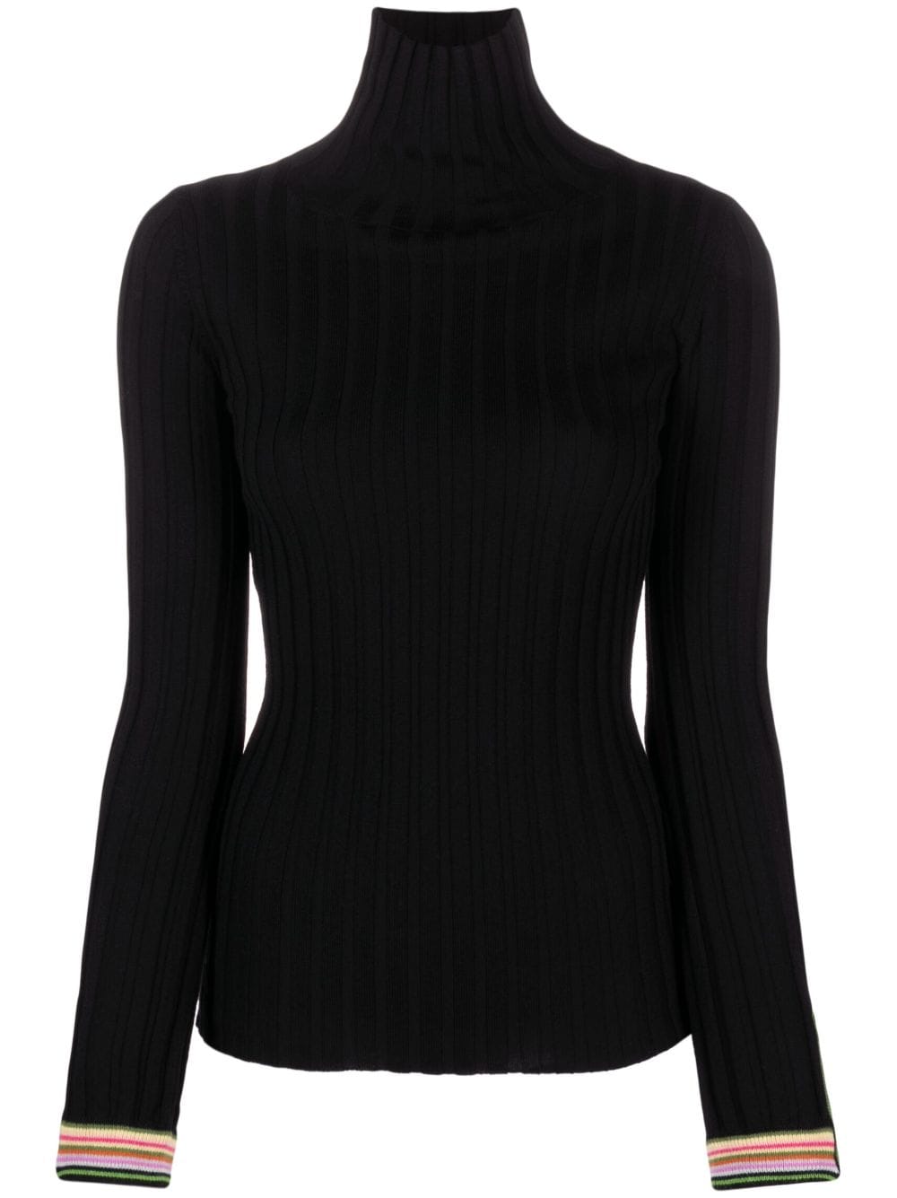 ETRO Women's Leather Turtleneck Sweater