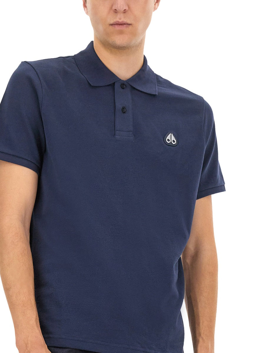 MOOSE KNUCKLES Regular Fit Polo Shirt - Size L