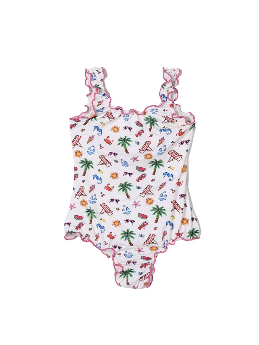 MC2 SAINT BARTH Mini Costume for Girls - Stylish Swimwear