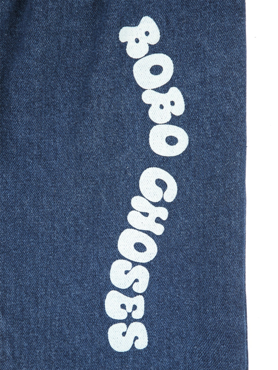 BOBO CHOSES Mini Organic Cotton Trousers for Boys