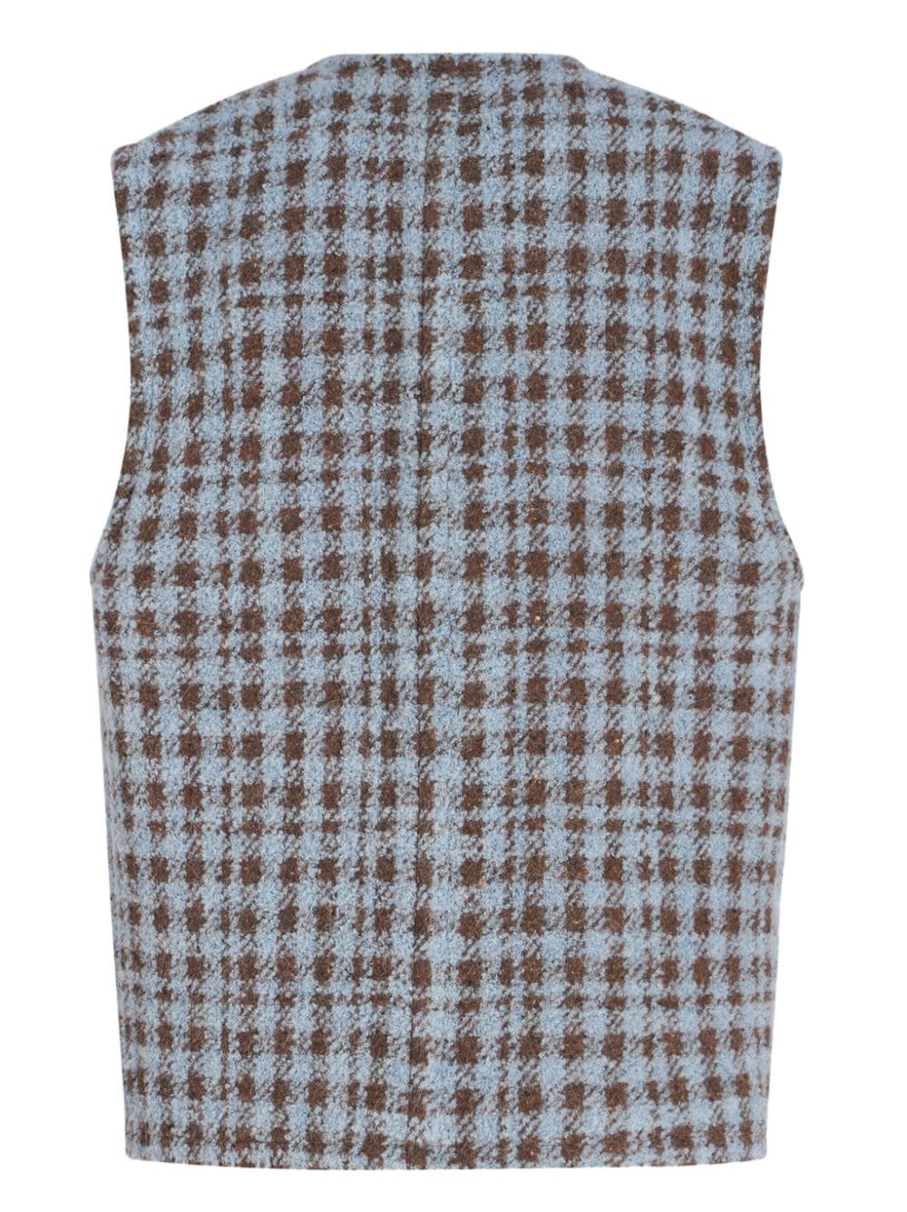ETRO Oversized Houndstooth Vest - Size 40 IT