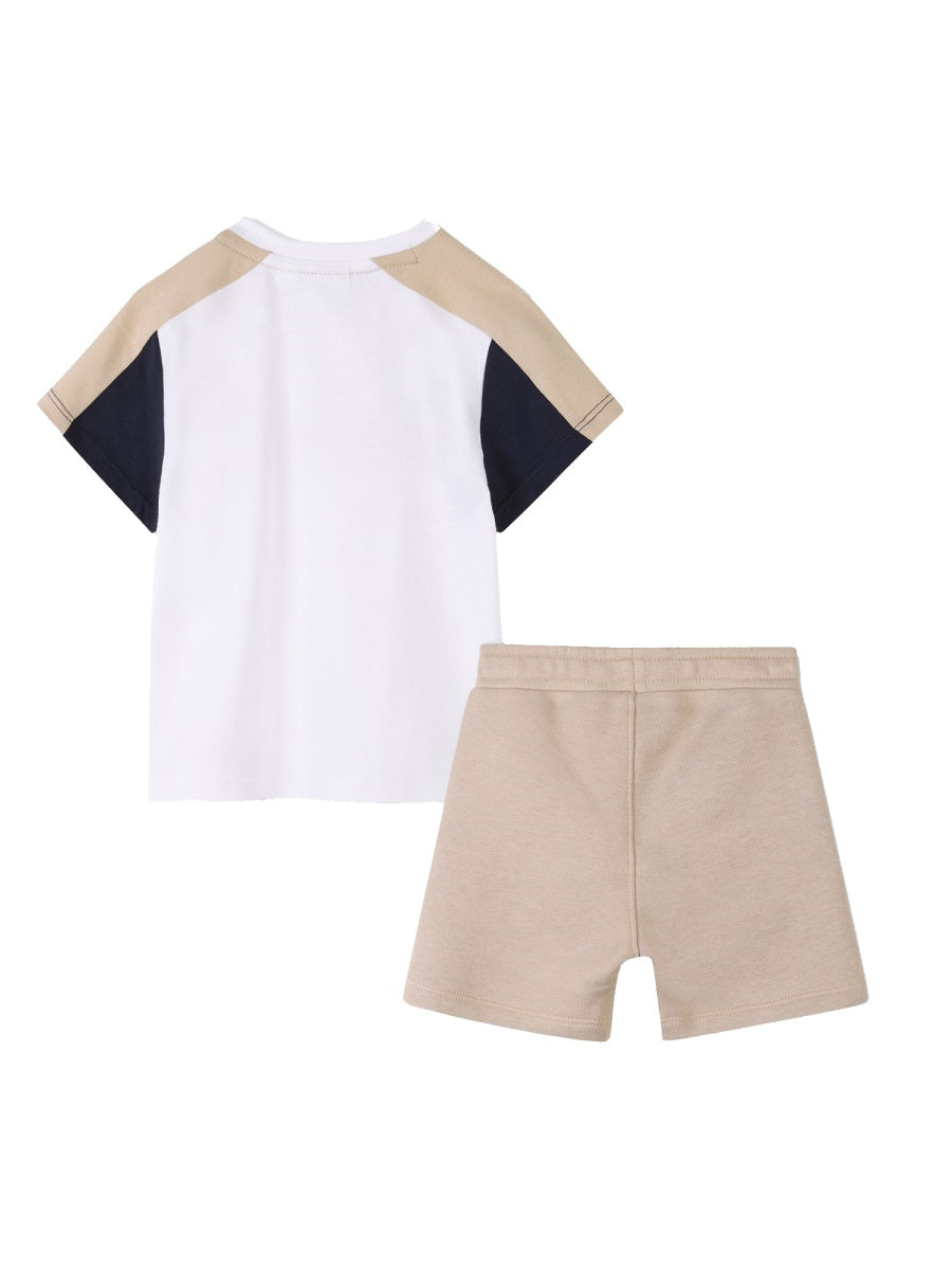 BOSS Boys' Mini T-Shirt and Bermuda Shorts Set