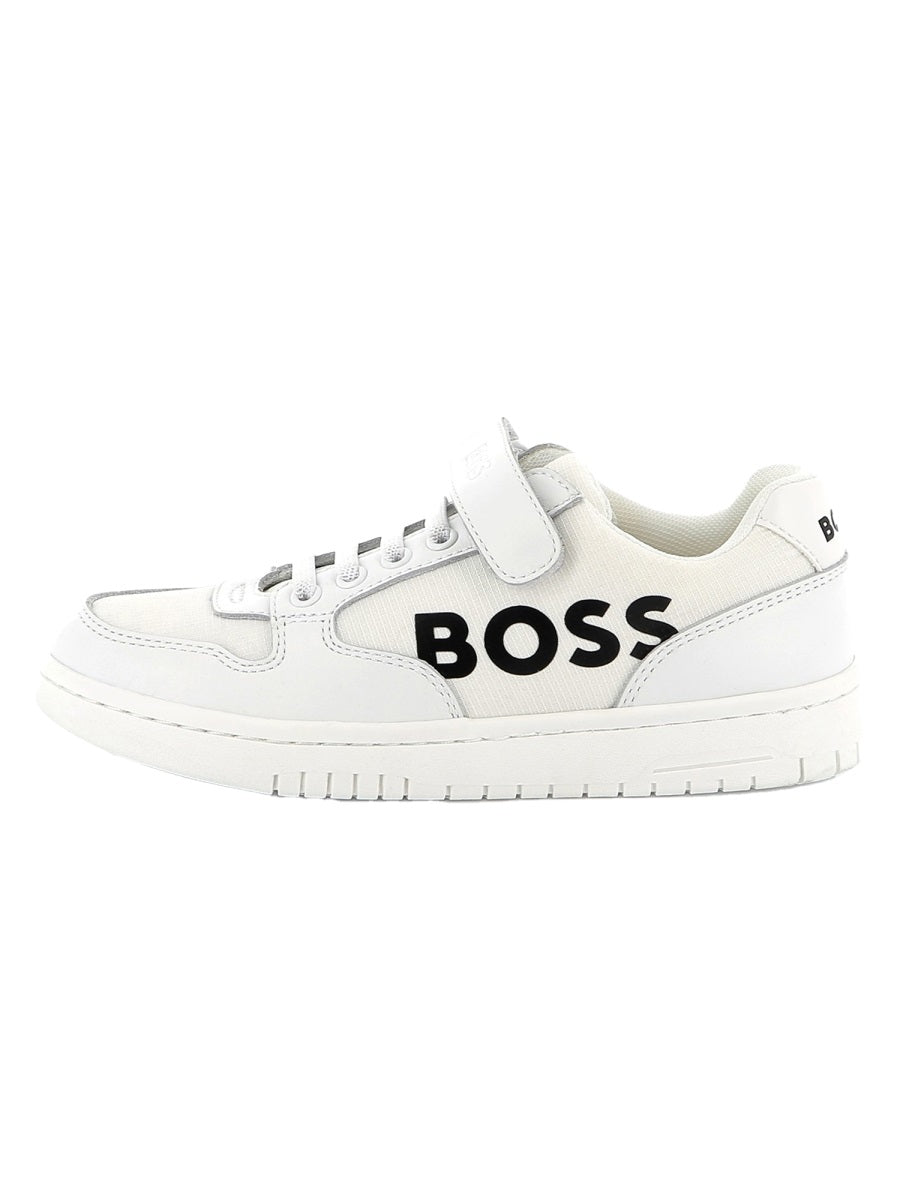 BOSS Leather Boys' Sneaker - SS25