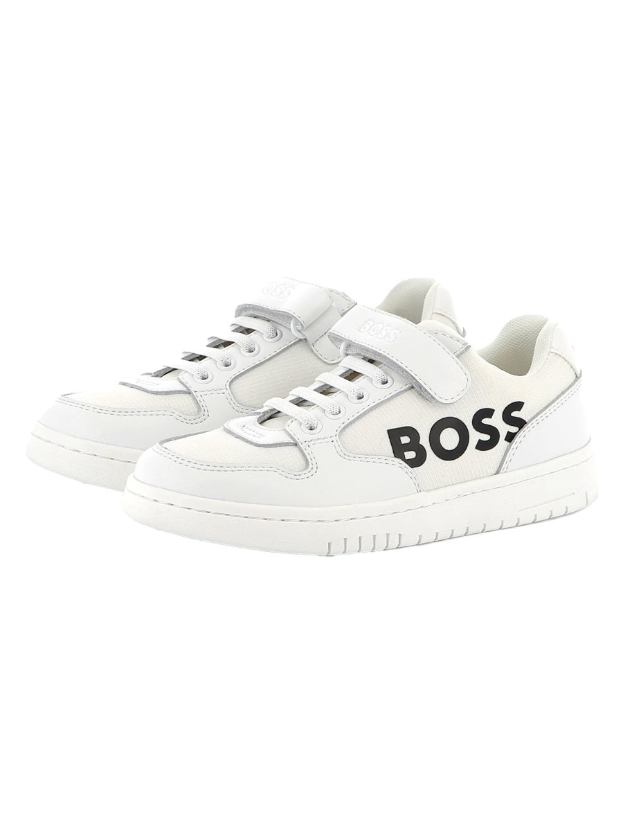BOSS Leather Boys' Sneaker - SS25