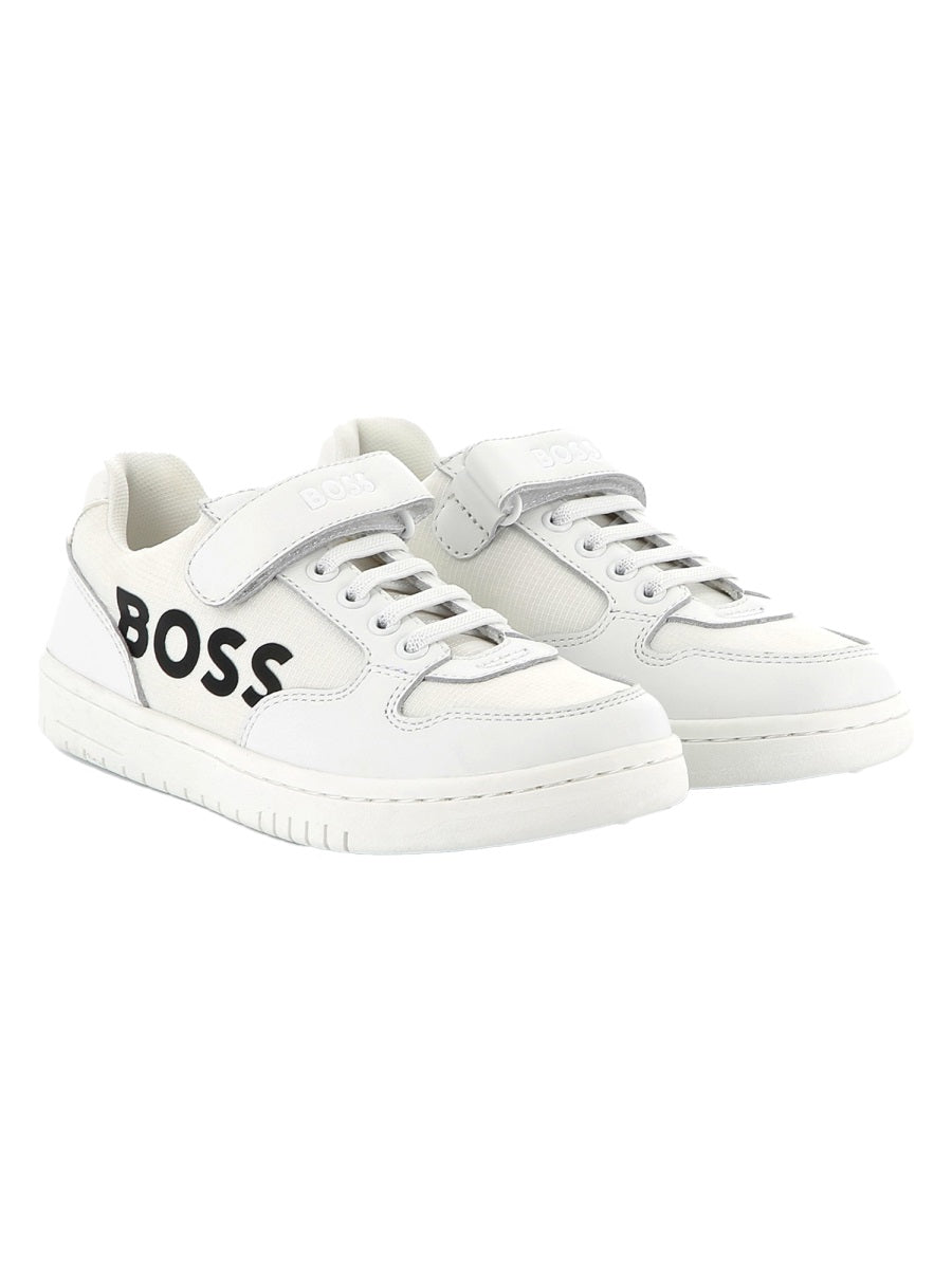 BOSS Leather Boys' Sneaker - SS25