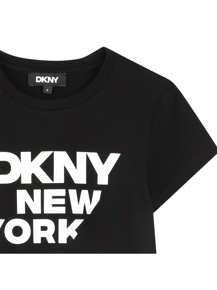DKNY Girls' Trendy T-Shirt