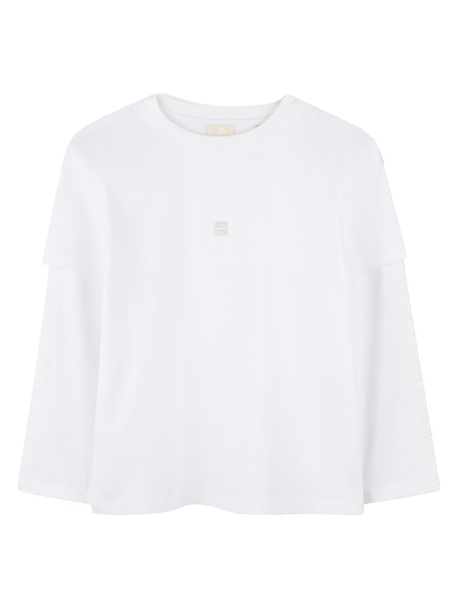 GIVENCHY Kids' Cotton Trimming Shirt