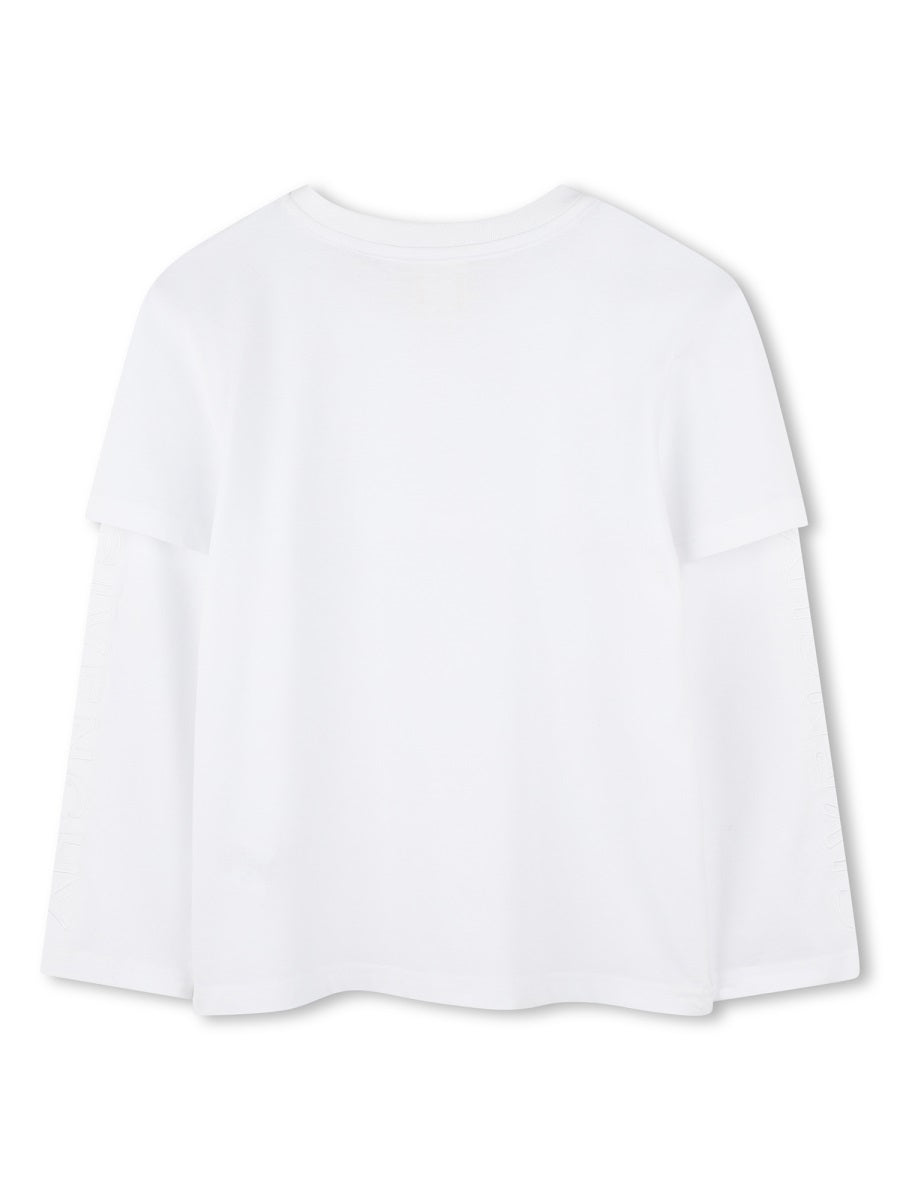 GIVENCHY Kids' Cotton Trimming Shirt