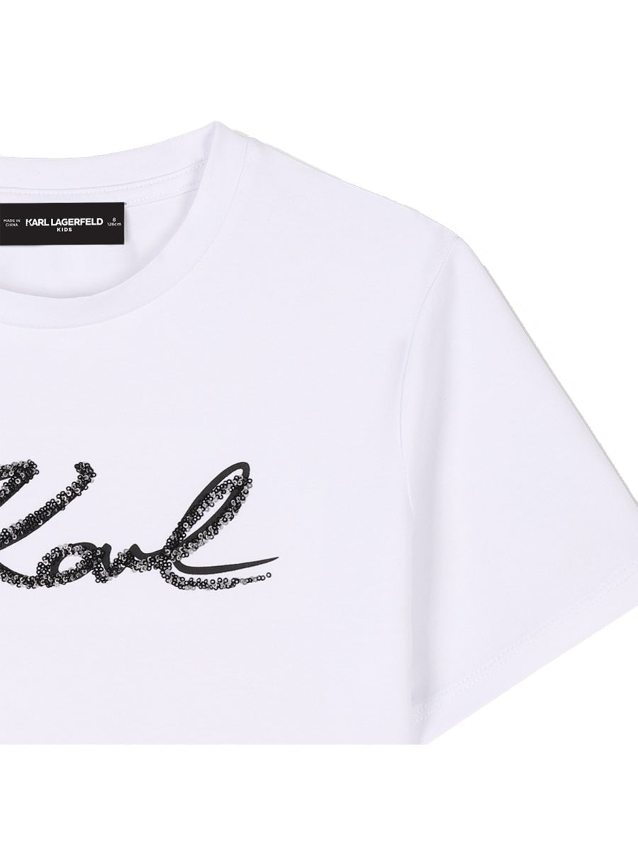KARL LAGERFELD Chic Girls' T-Shirt - SS25