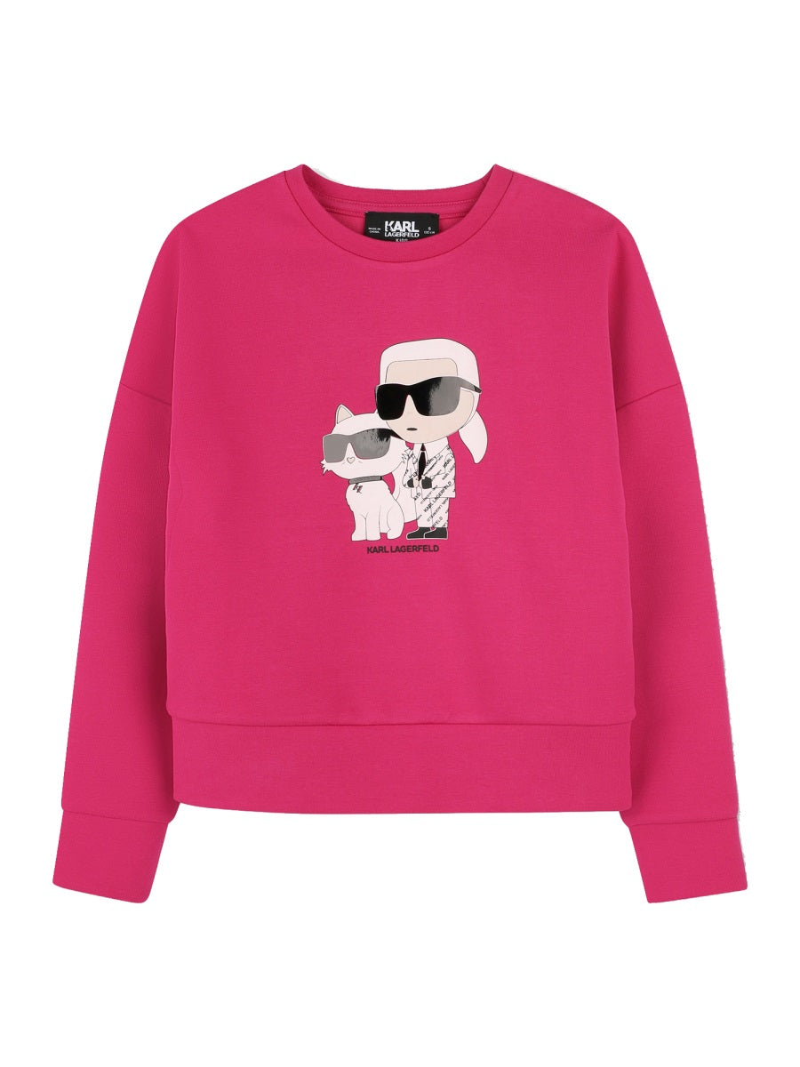 KARL LAGERFELD Girls' Mini Sweatshirt