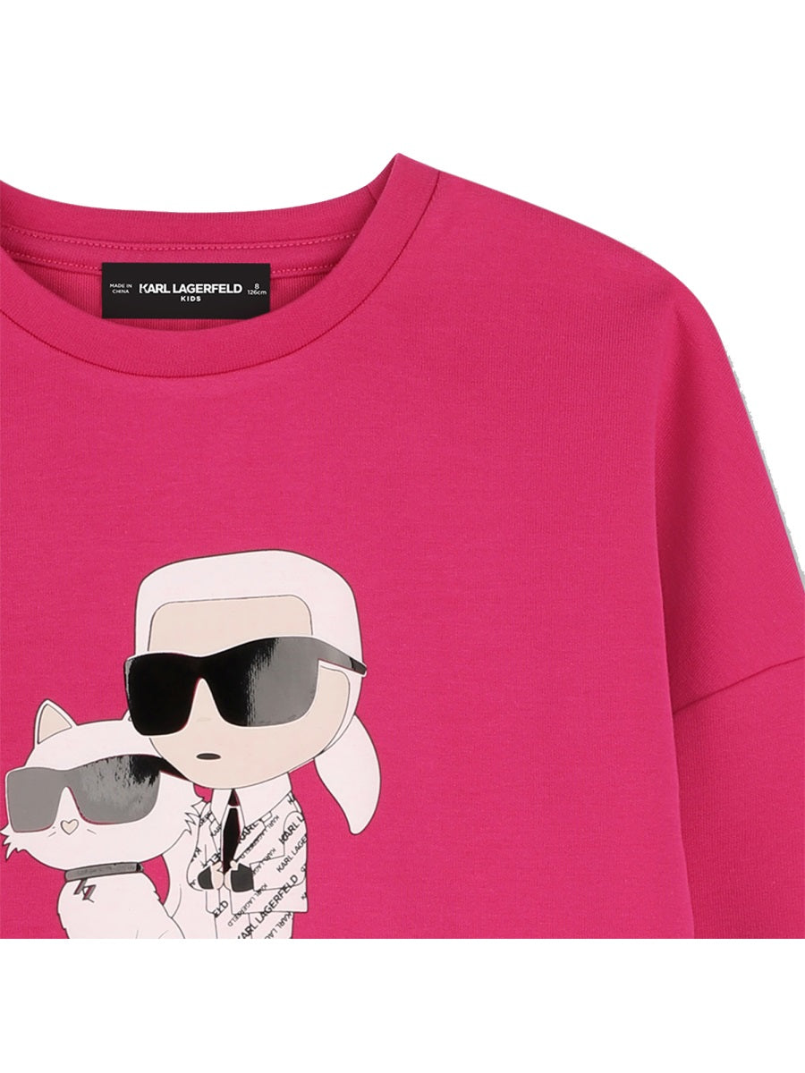 KARL LAGERFELD Girls' Mini Sweatshirt