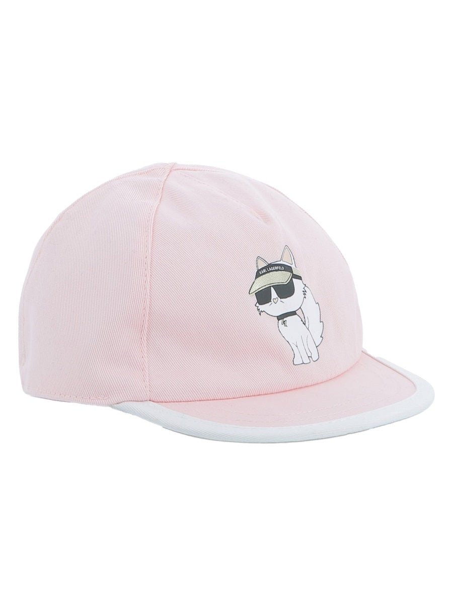 KARL LAGERFELD Mini Cotton Hat for Girls