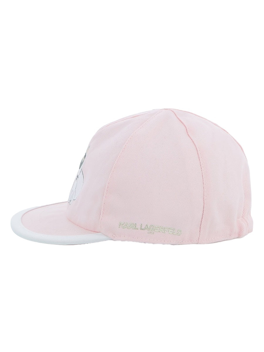 KARL LAGERFELD Mini Cotton Hat for Girls