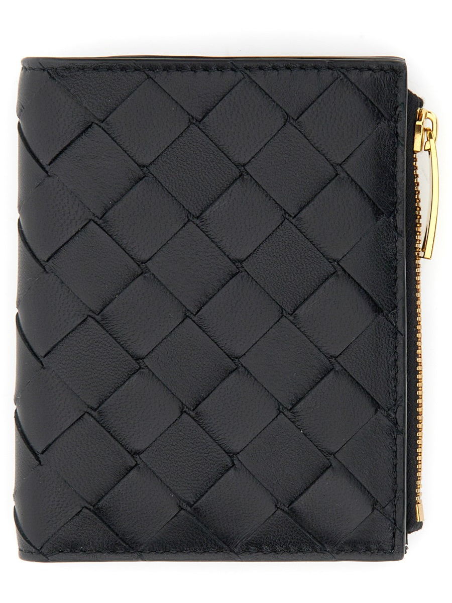 BOTTEGA VENETA Mini Bi-Fold Zip Wallet - 9 CM X 11 CM X 1 CM