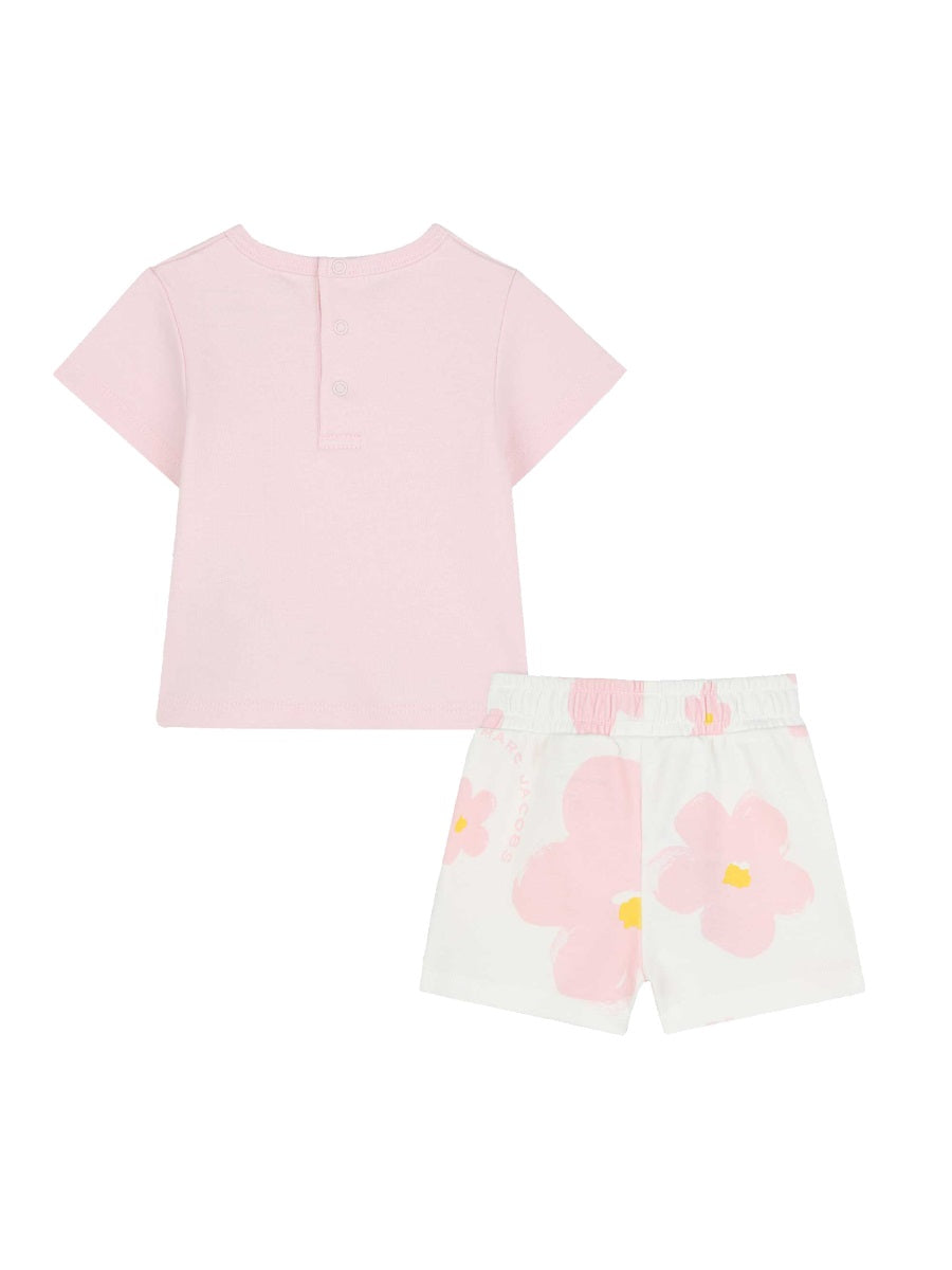 MARC JACOBS Mini T-Shirt and Bermuda Shorts Set