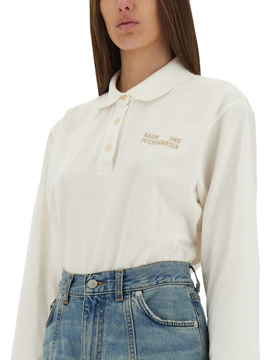 BAUM UND PFERDGARTEN Loose Fit Women's Polo Shirt - Size S