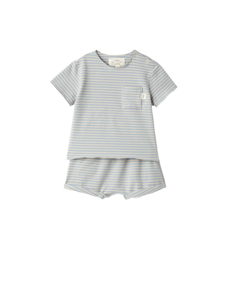 TEDDY & MINOU Mini Girls' T-Shirt and Shorts Set