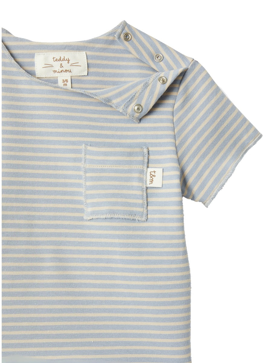 TEDDY & MINOU Mini Girls' T-Shirt and Shorts Set