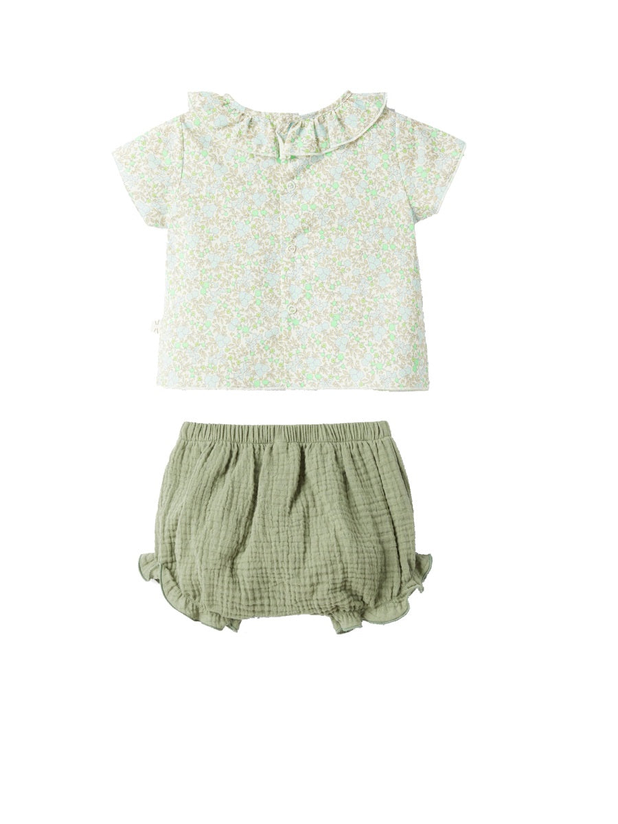 TEDDY & MINOU Mini T-Shirt and Shorts Set for Baby Girls