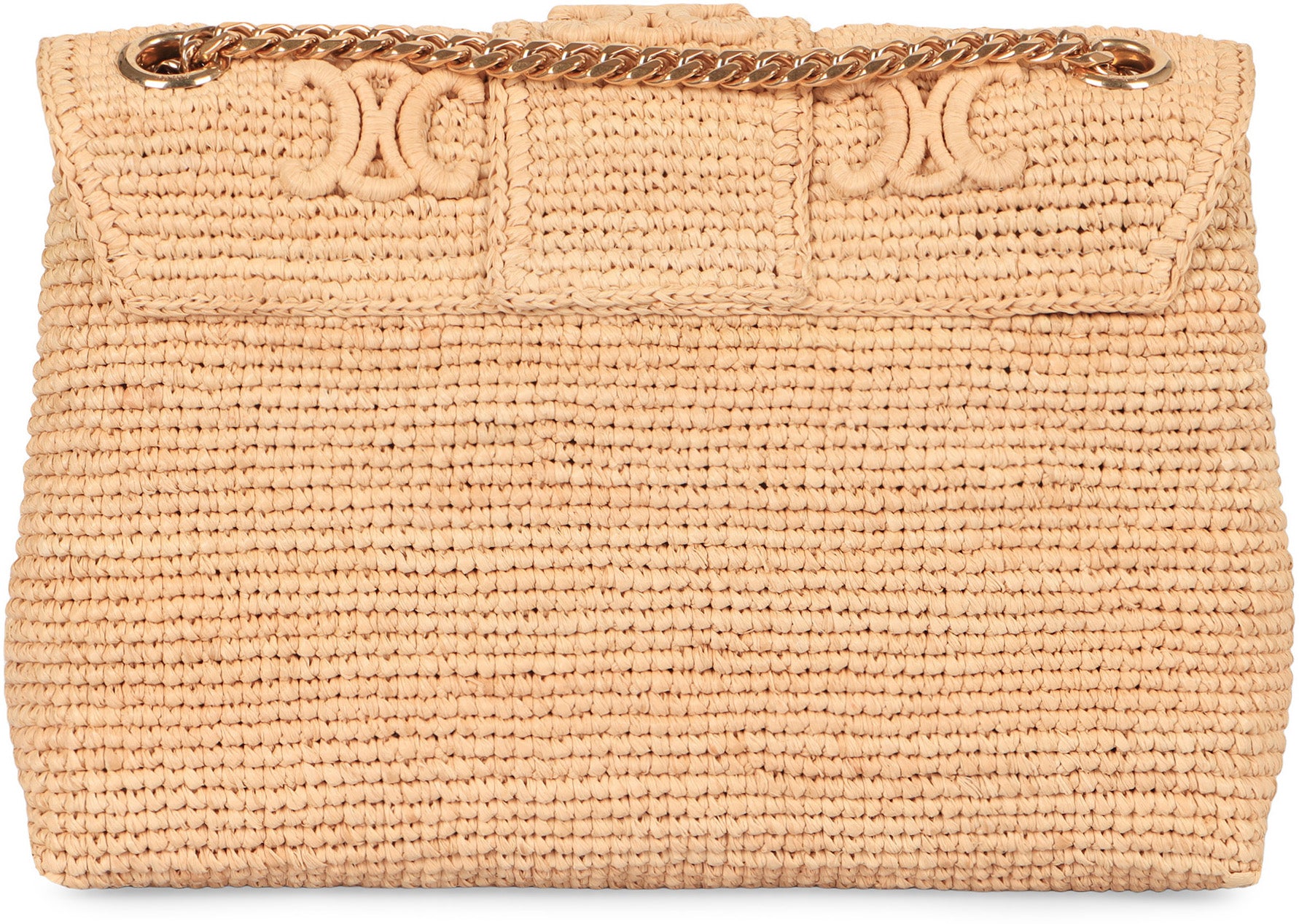 CELINE Mini Raffia Crossbody Handbag