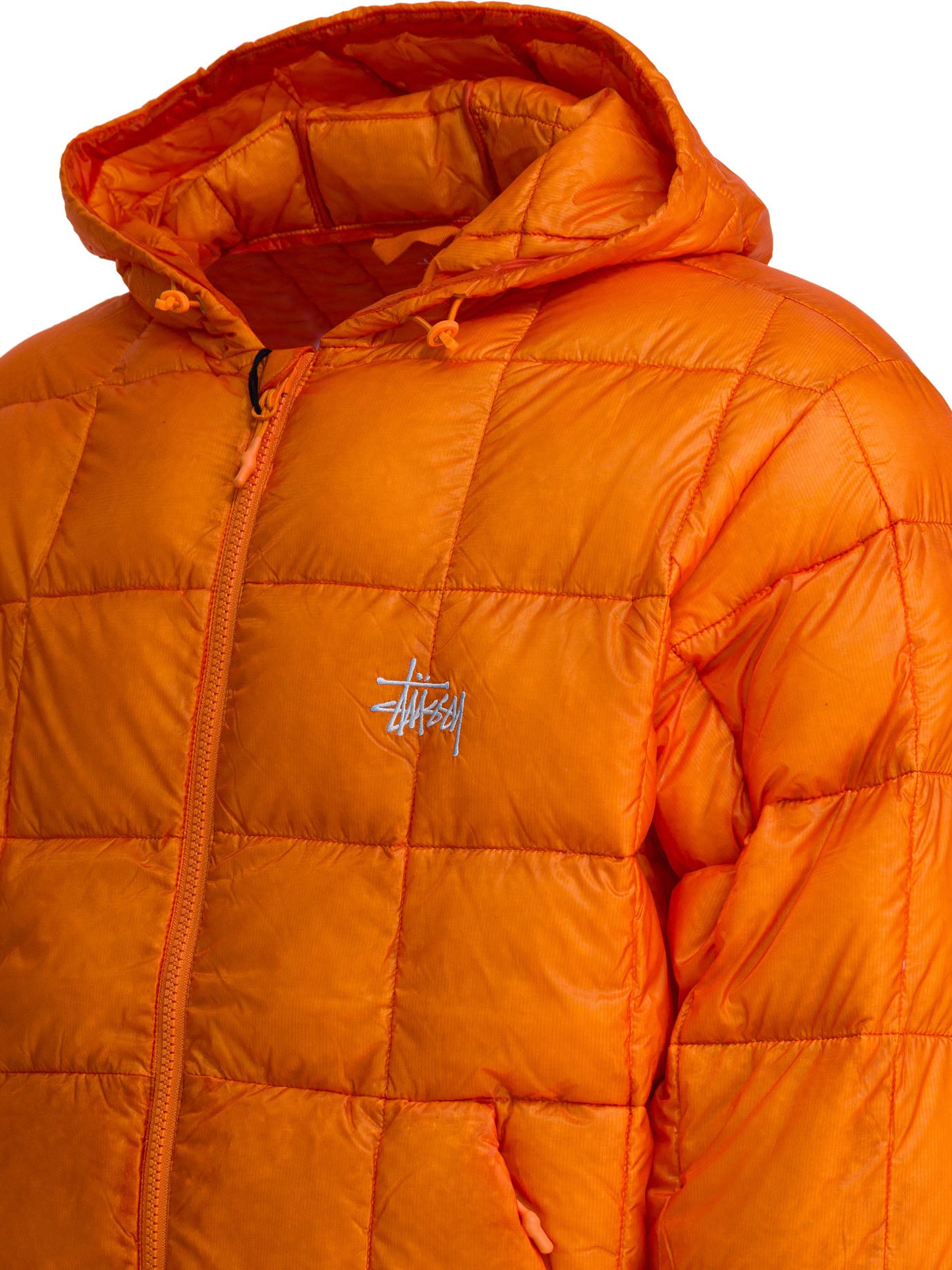 STUSSY Men's Midweight Hooded Puffer Jacket