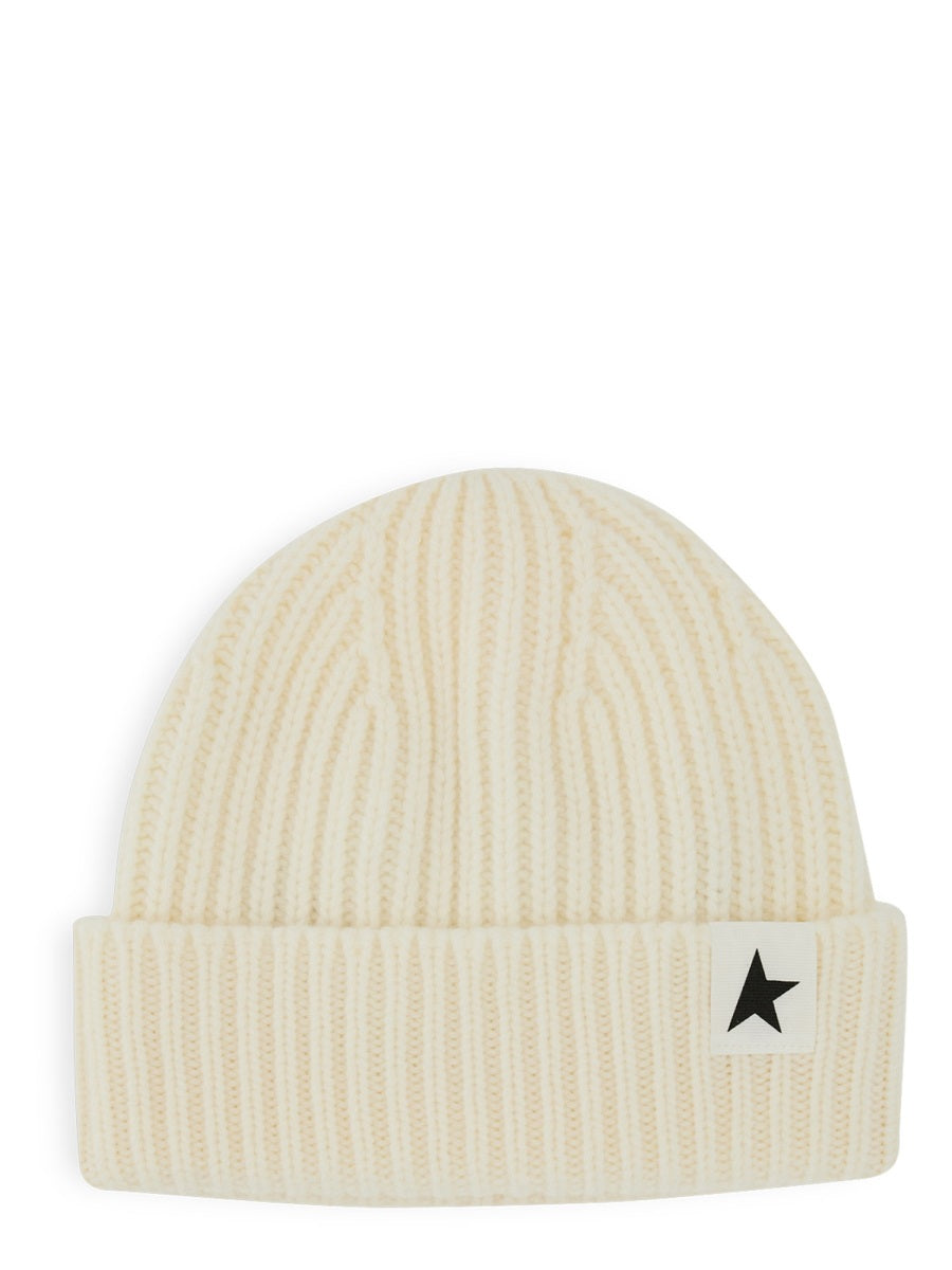 GOLDEN GOOSE Textured Ribbed Beanie for Women