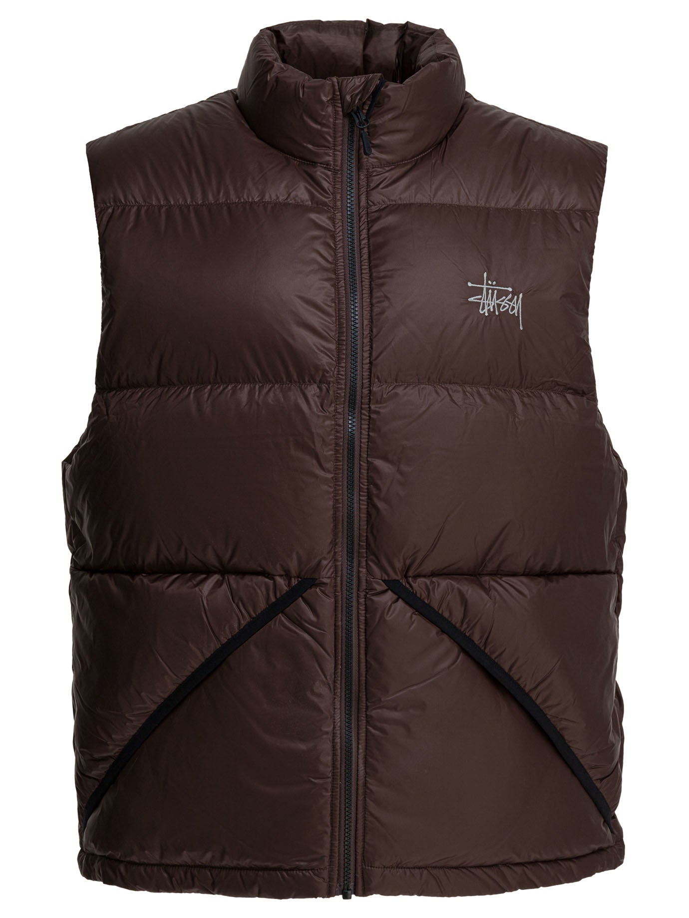 STUSSY Men's Regular Fit Nylon Down Jacket