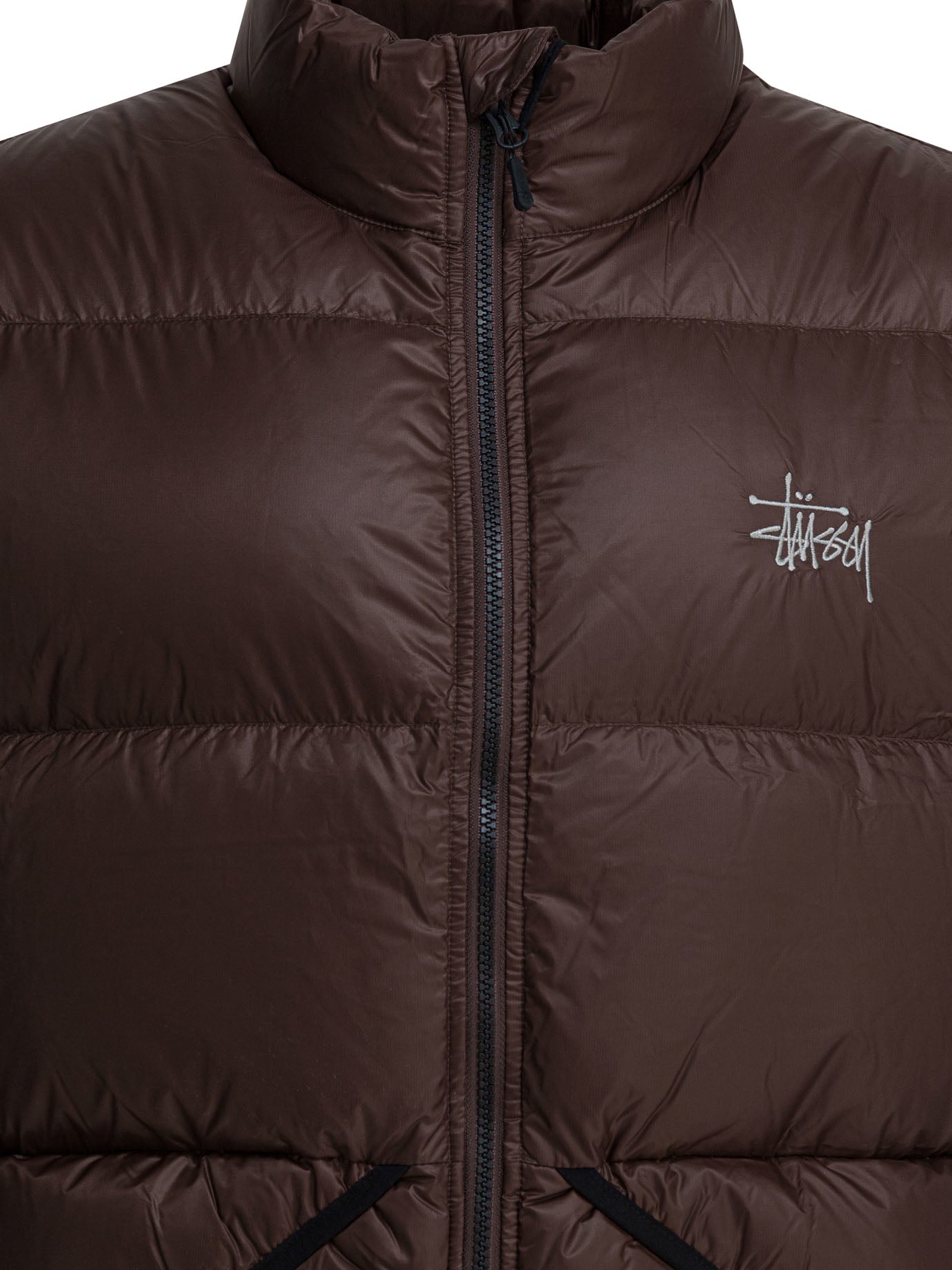 STUSSY Men's Regular Fit Nylon Down Jacket