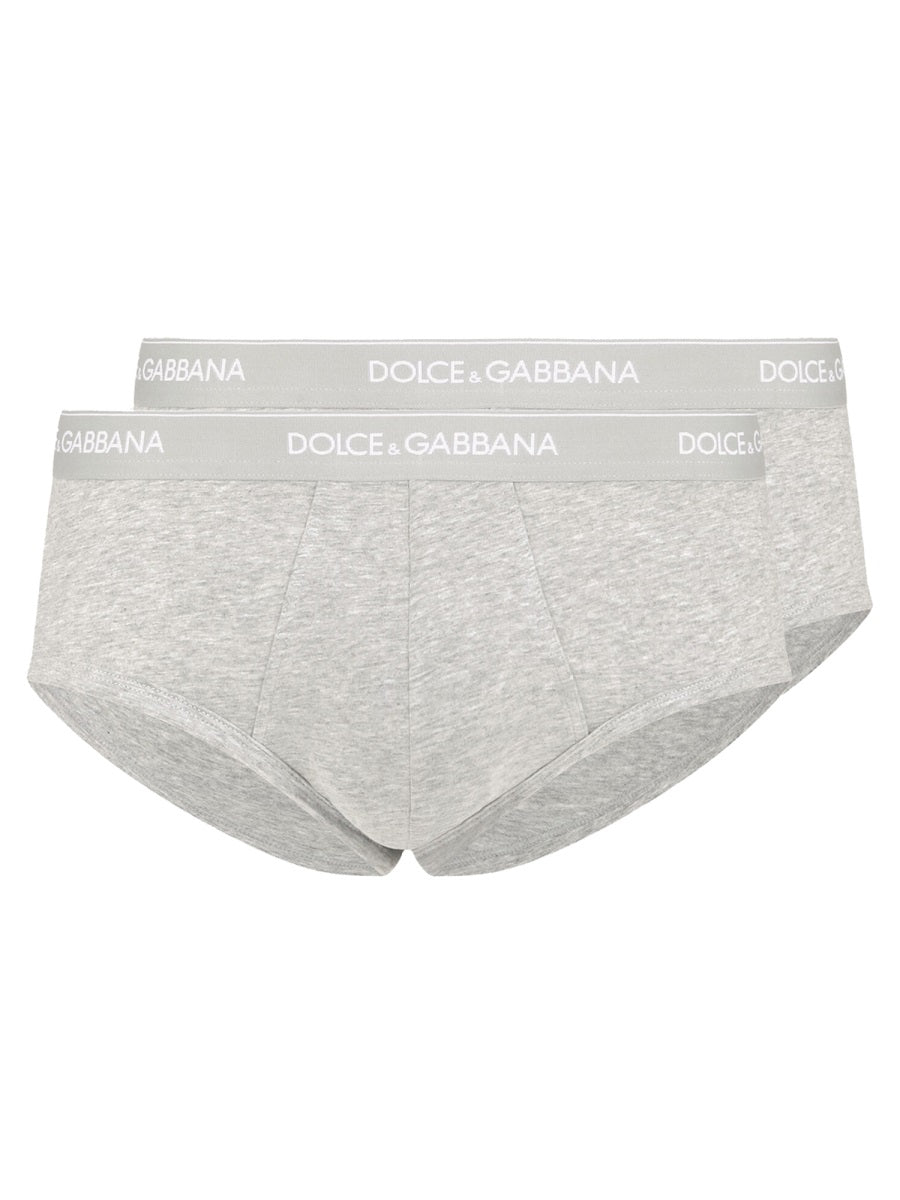 DOLCE & GABBANA Men's Bi-Pack Briefs