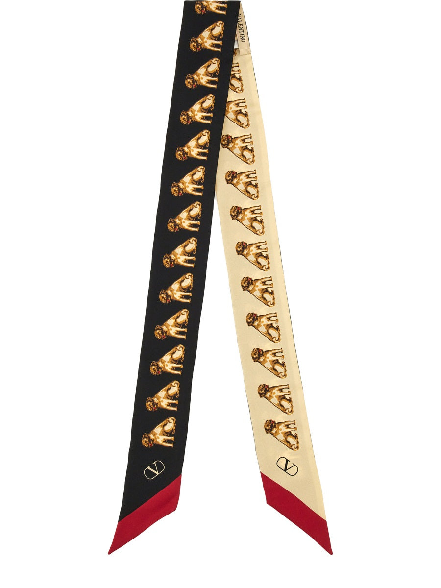 VALENTINO GARAVANI Mini Silk Scarf Bandeau