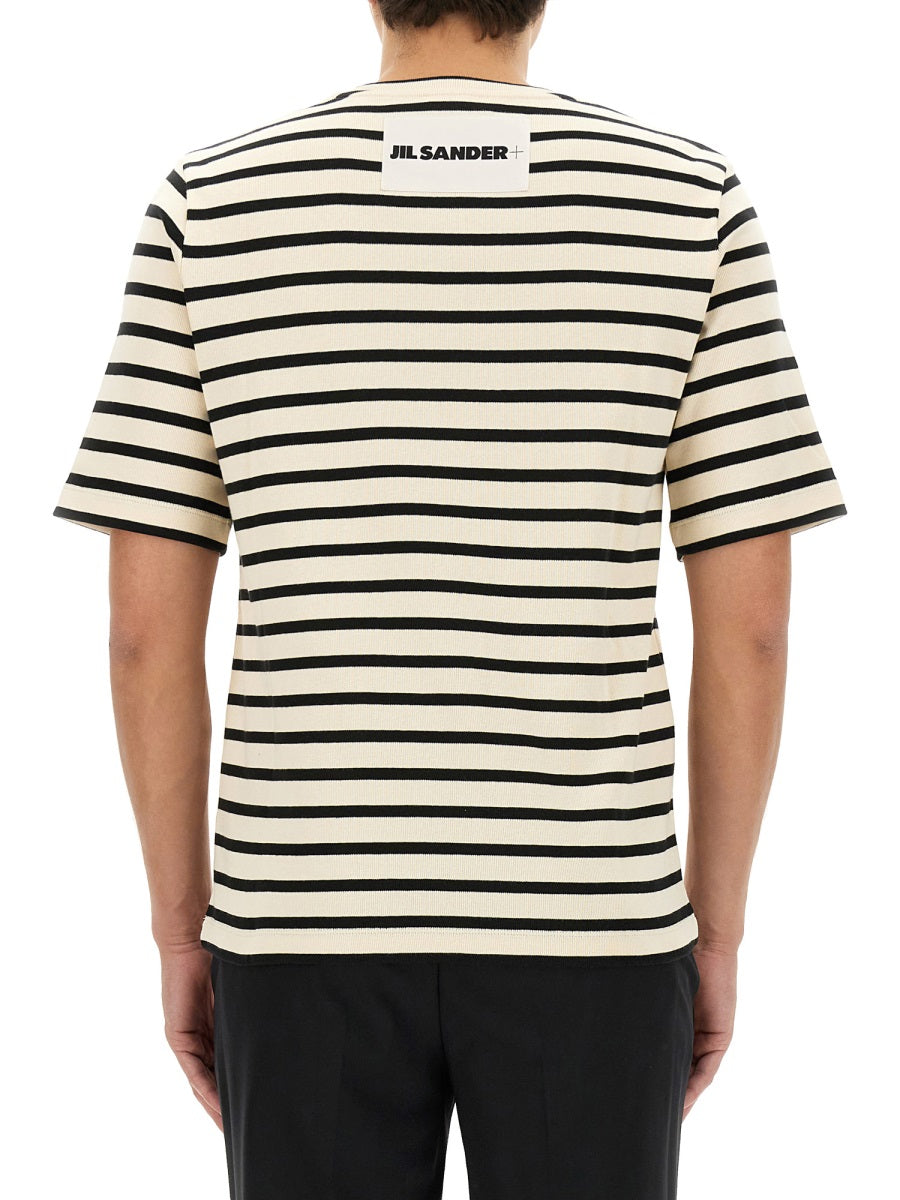 JIL SANDER Striped T-Shirt - Size L for Men