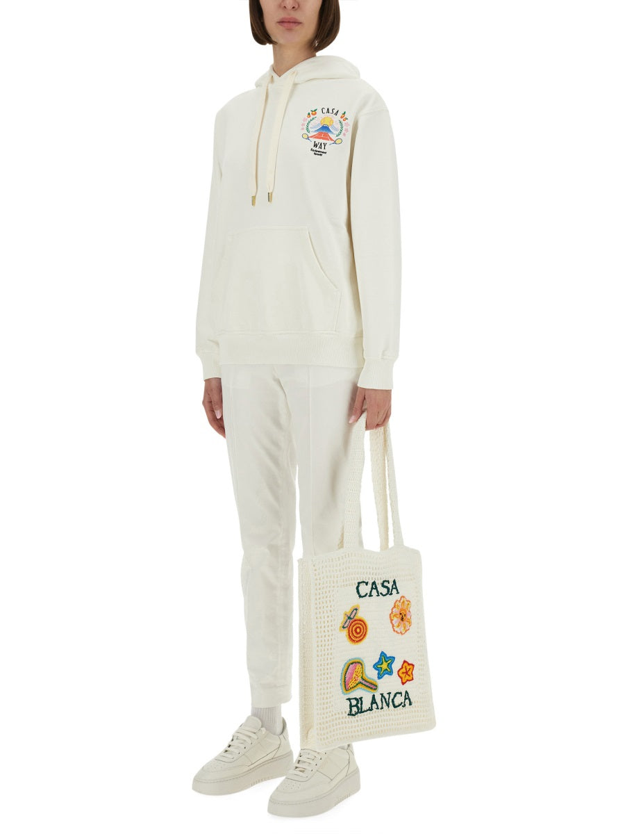 CASABLANCA Regular Fit Mountain Sweatshirt - Size S