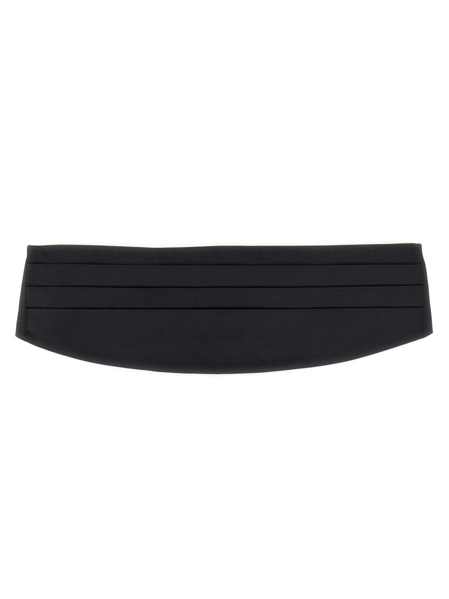 DOLCE & GABBANA Elegant Satin Cummerbund for Women - FW24 Collection