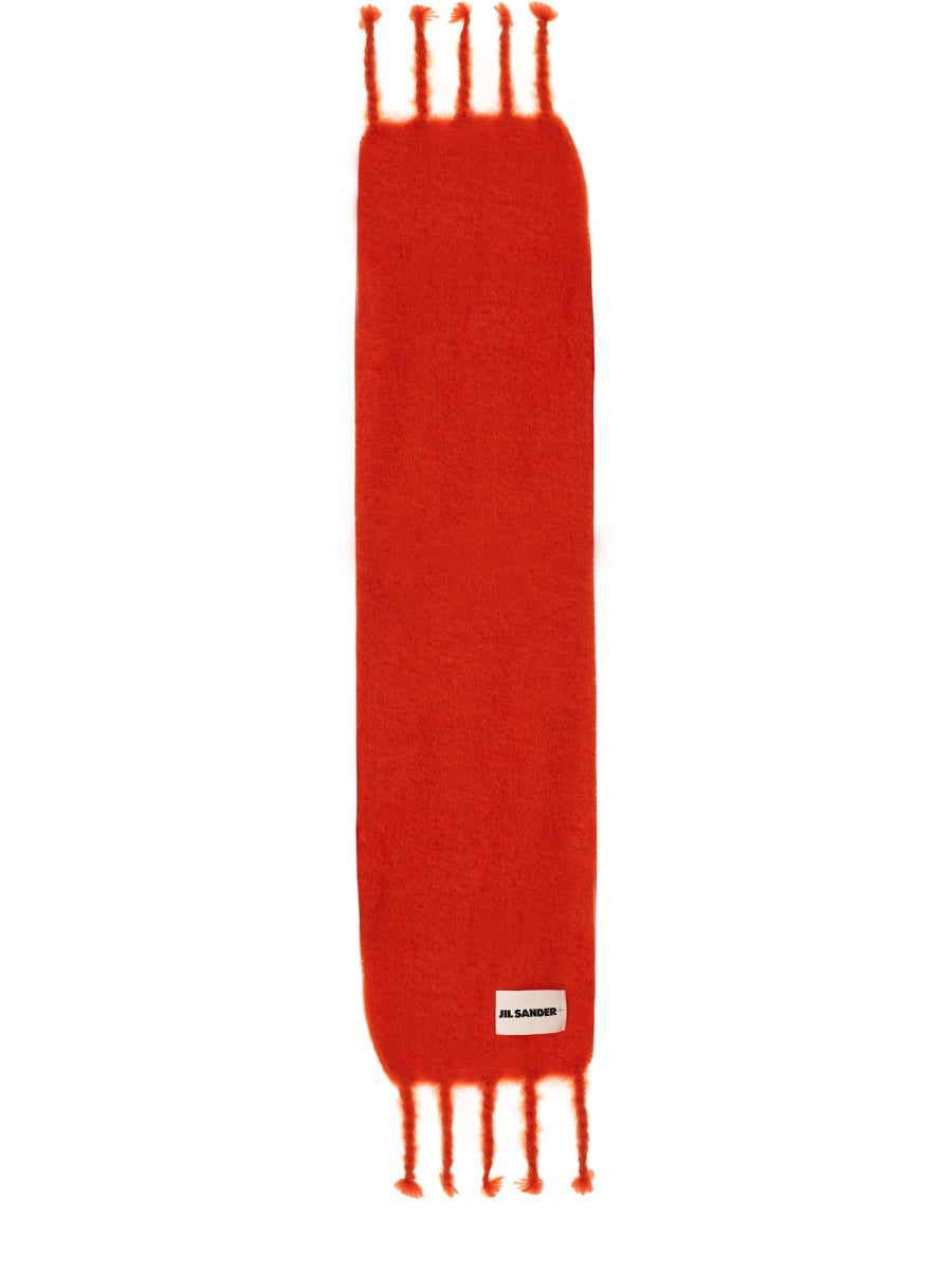 JIL SANDER Luxurious Logo Scarf for Men - FW25