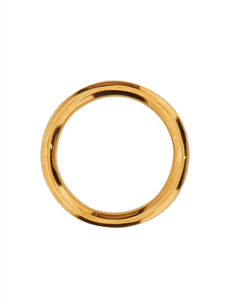 VERSACE Greek Key Engraved Ring
