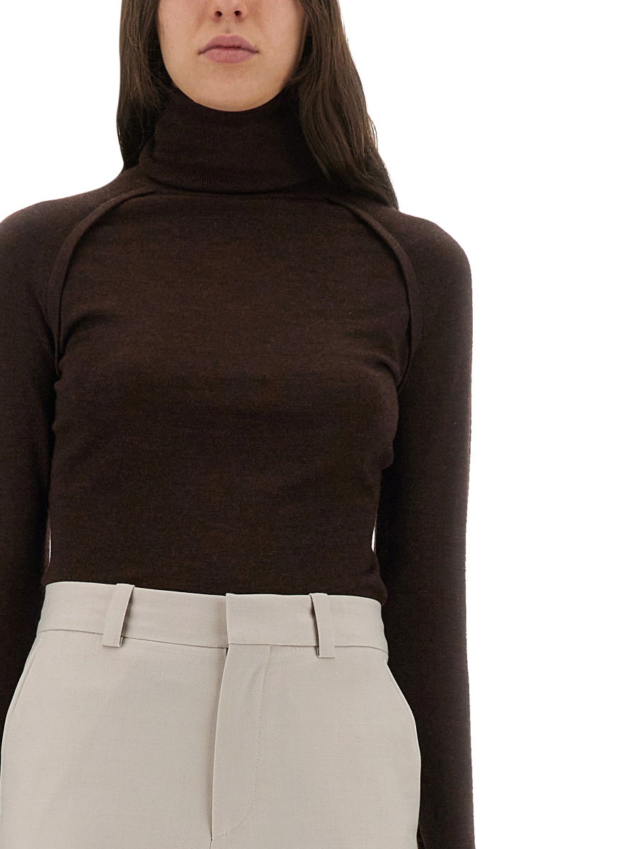 VICTORIA BECKHAM Slim Fit Turtleneck Shirt