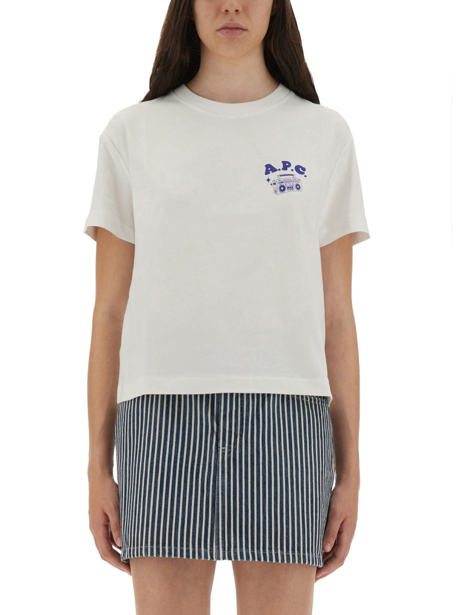 A.P.C. Boxy Fit Disco T-Shirt - Women’s M