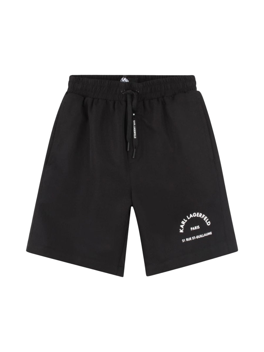 KARL LAGERFELD Boys' Mini Bermuda Swim Shorts