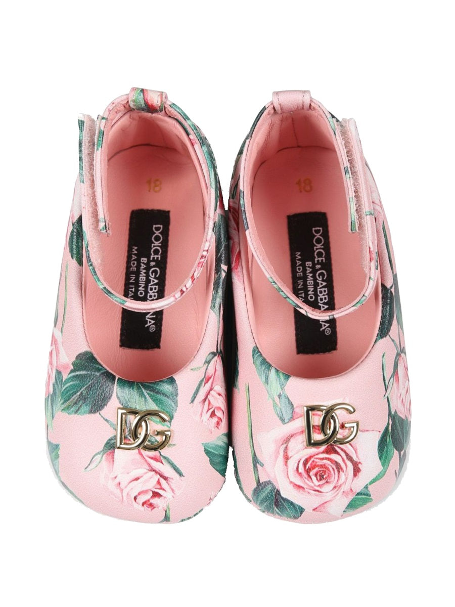 DOLCE & GABBANA Elegant Mini Ballerine Flats for Baby Girls